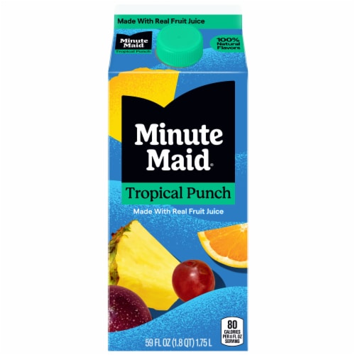 Minute Maid Tropical Punch Carton Perspective: front