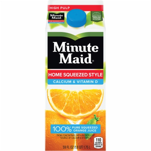 Minute Maid Home Squeezed Style with Calcium and Vitamin D 100