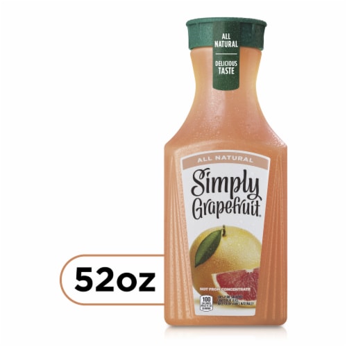 Simply Grapefruit All Natural Juice Perspective: front
