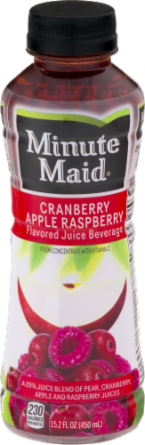 Minute Maid Cranberry Apple Raspberry Juice 15 2 Fl Oz Kroger