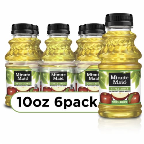 Minute Maid Apple Juice With Vitamin C Fruit Juice Drink Perspective: front