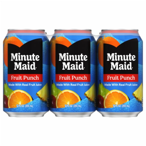 Minute Maid® Fruit Punch Bottles, 6 pk / 12 fl oz - Kroger