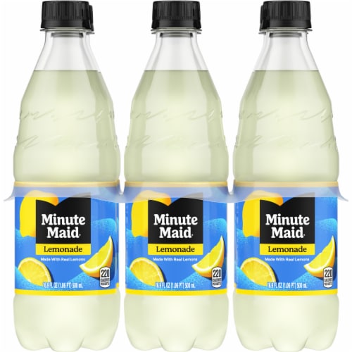 Minute Maid Lemonade Fruit Juice Drink Bottles
