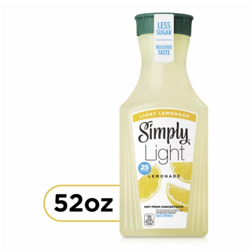 Simply Light Lemonade All Natural Non-Gmo Perspective: front