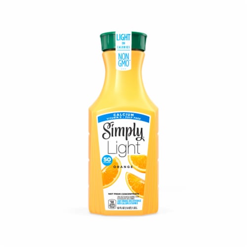 Simply Light® Not From Concentrate Orange Juice Bottle Perspective: front