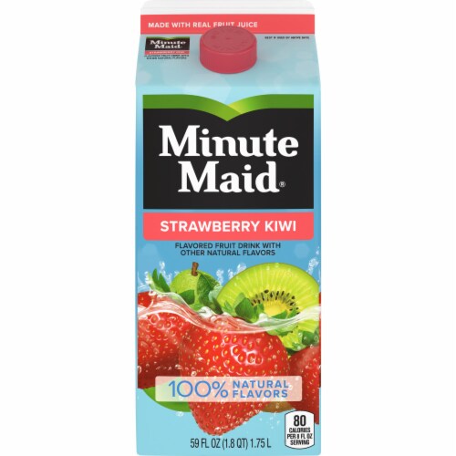 Minute Maid Strawberry Kiwi Flavored Fruit Juice Drink Perspective: front