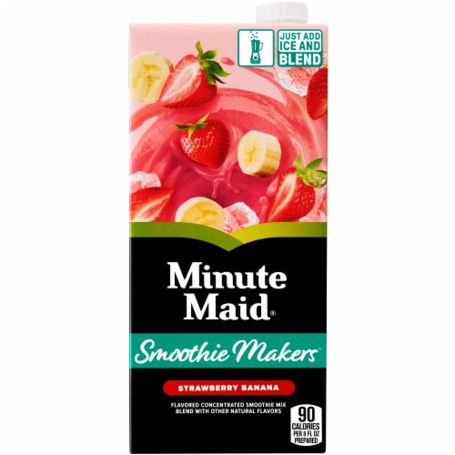 Minute Maid Smoothie Makers Strawberry Banana Concentrated Smoothie Mix Perspective: front