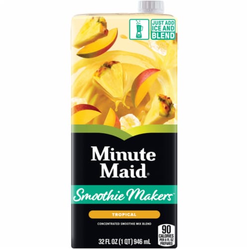 Minute Maid Smoothie Makers Tropical Concentrated Smoothie Mix Blend Perspective: front