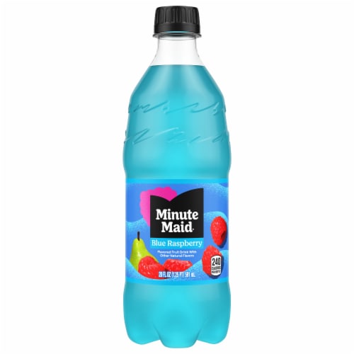Minute Maid® Blue Raspberry Fruit Juice Drink Bottle Perspective: front