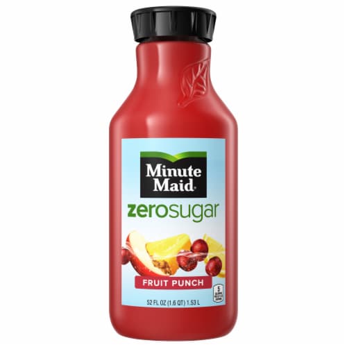Minute Maid® Zero Sugar Fruit Punch Fruit Juice Drink Perspective: front