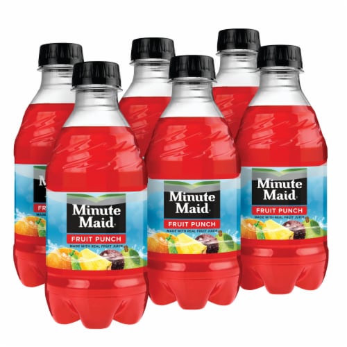 Minute Maid® Fruit Punch Bottles, 6 pk / 12 fl oz - Kroger