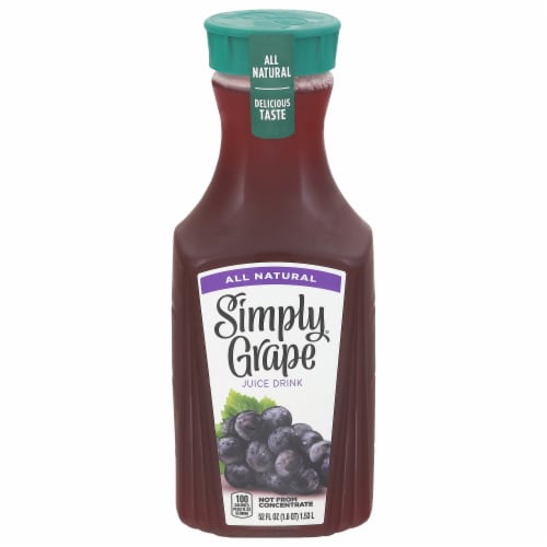 Simply Grape Juice Drink Perspective: front