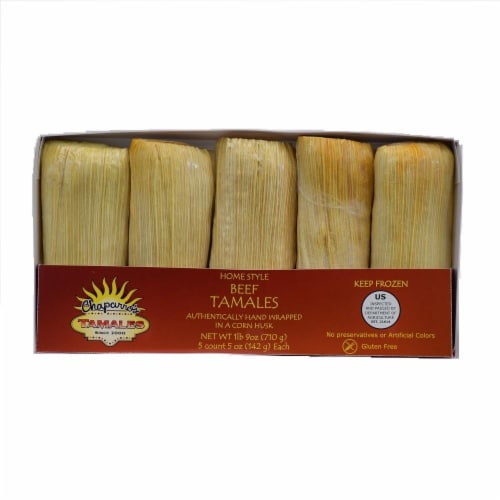 Chaparro's Beef Tamales Perspective: front