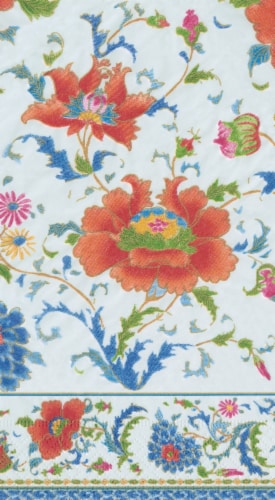 Caspari Chinese Ceramic Pattern Guest Napkins Perspective: front