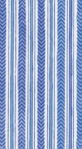 Caspari Carmen Stripe Paper Guest Towels - Blue Perspective: front