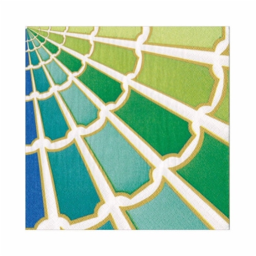 Caspari Color Wheel Napkins Perspective: front