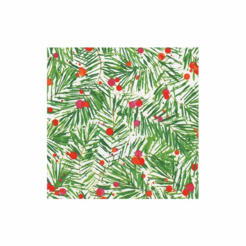 Caspari Modern Pine Paper Napkins Perspective: front