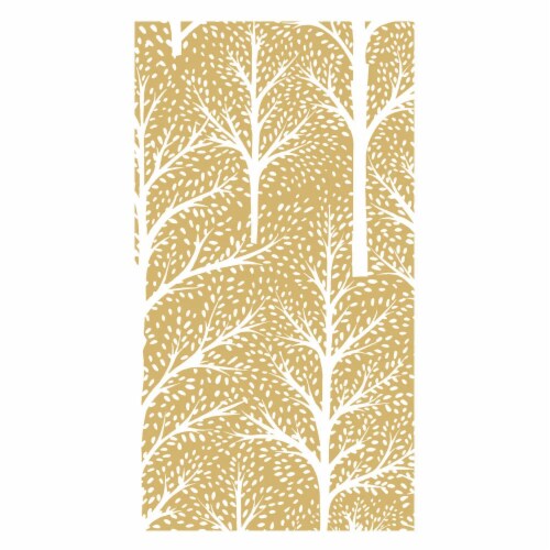 Caspari Winter Trees Paper Napkins Perspective: front