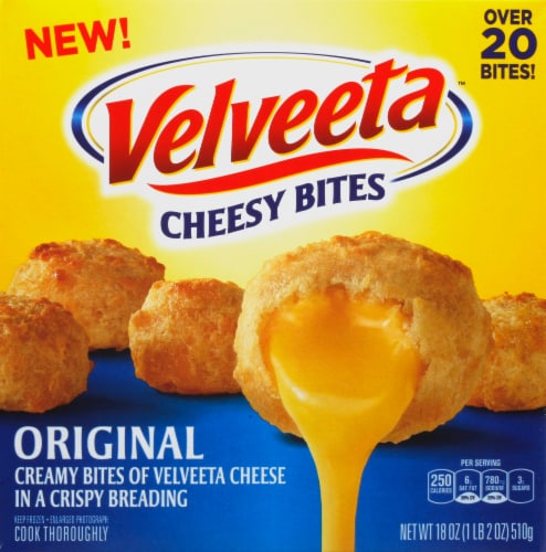 Velveeta Original Cheesy Bites Perspective: front