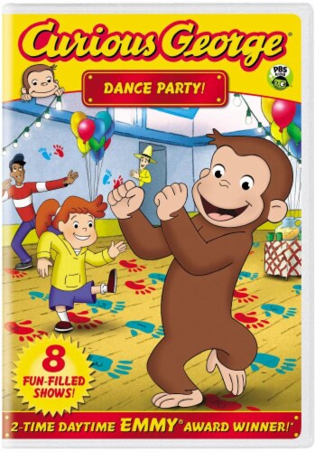 Curious George:Dance Party! (2012 - DVD) Perspective: front