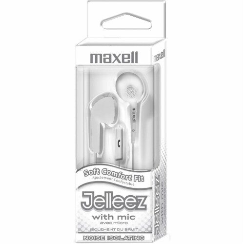 Maxell Jelleez Earset - Earbud - White Maxell Jelleez Earset - Earbud - White