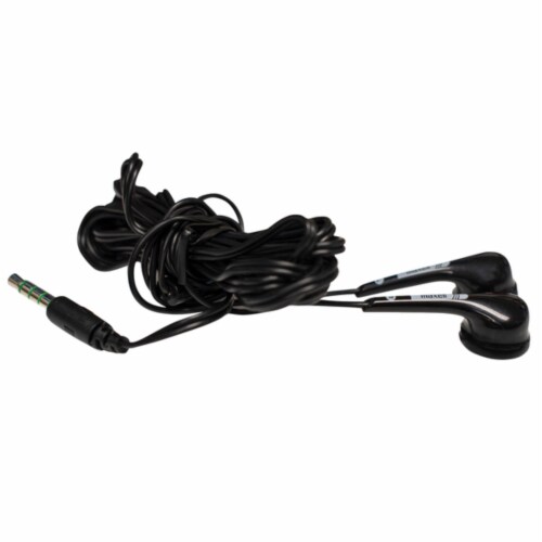EB125 Earbud with MIC, 6 ft Cord, Black EB125 Earbud with MIC, 6 ft Cord, Black