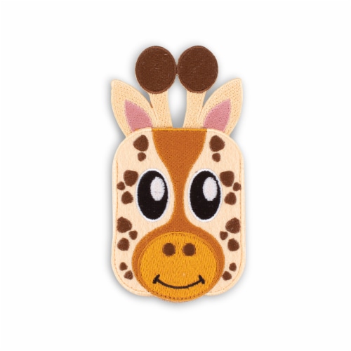Giraffe Shaped Stick-On Phone Wallet Perspective: front