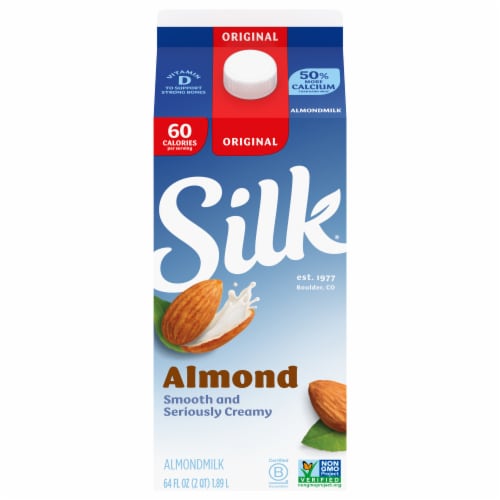 Silk® Original Almond Milk Perspective: front