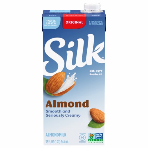 Silk® Original Almond Milk Perspective: front