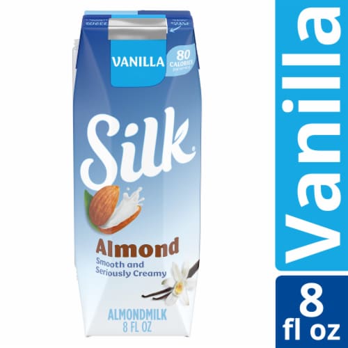 Silk Vanilla Almond Milk Perspective: front