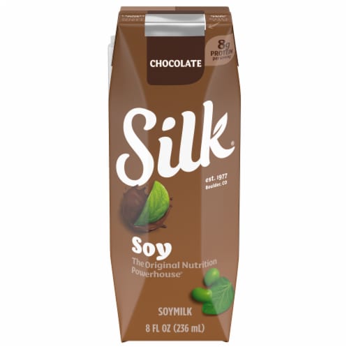 Silk® Chocolate Soymilk Perspective: front
