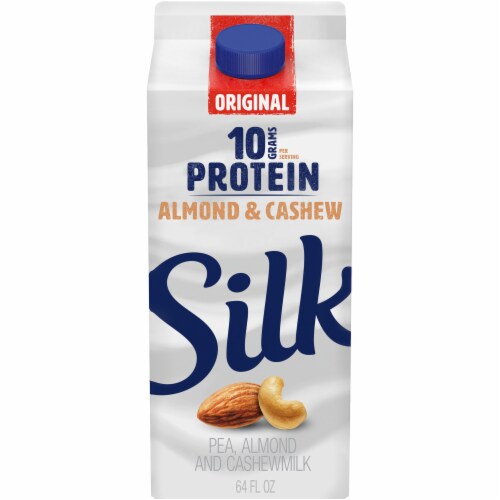 Silk® Original Almond & Cashew Protein Milk Perspective: front
