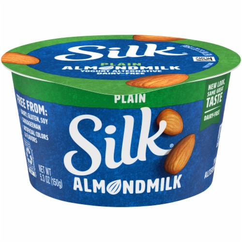 Silk® Plain Plain Almondmilk Yogurt Perspective: front