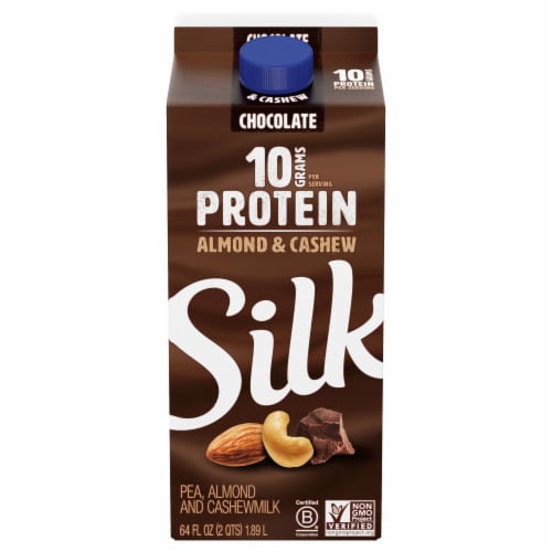 Silk Chocolate Protein Almond & Cashew Milk, 64 fl oz - Pay Less Super ...