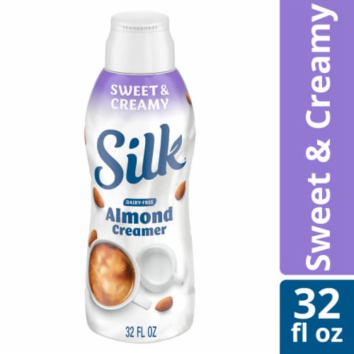 Silk® Dairy-Free Sweet & Creamy Almond Creamer Perspective: front