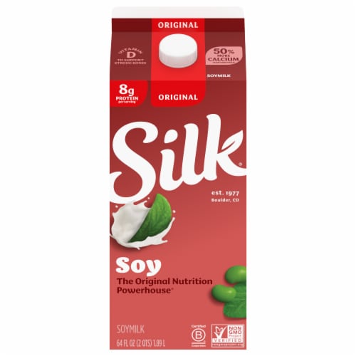 Silk Protein Original Soymilk Perspective: front