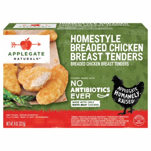 Applegate Natural Homestyle Chicken Breast Tenders Perspective: front