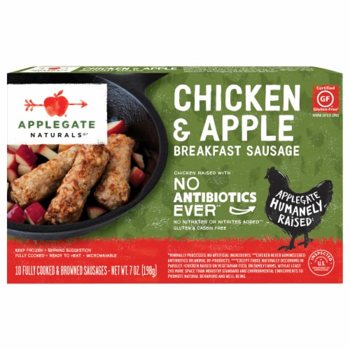 Applegate Natural Chicken & Apple Breakfast Sausage Links, 7 oz - Kroger