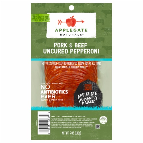 Applegate Natural Uncured Pork & Beef Pepperoni Perspective: front