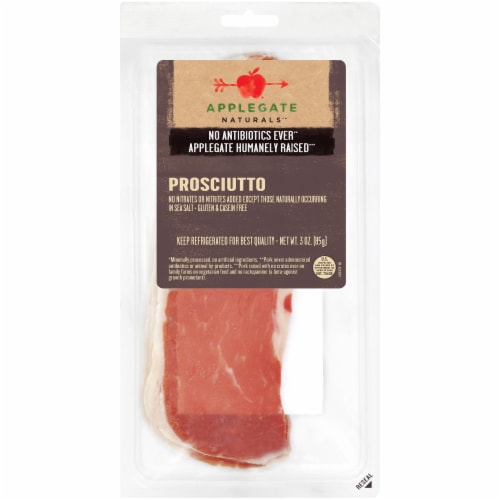 Applegate Natural Sliced Prosciutto Perspective: front