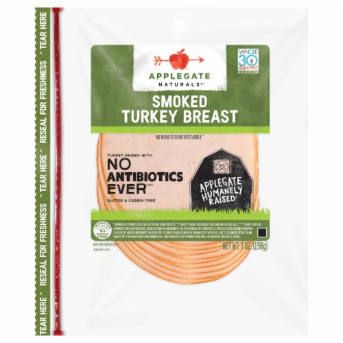 Applegate Natural Smoked Turkey Breast Perspective: front