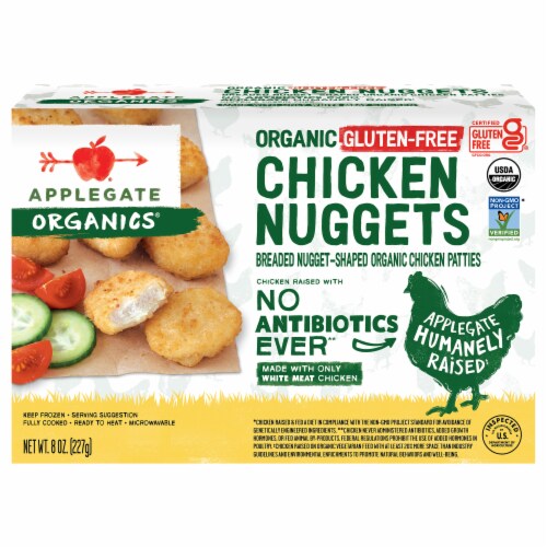 Applegate Organics® Gluten Free Chicken Nuggets Perspective: front
