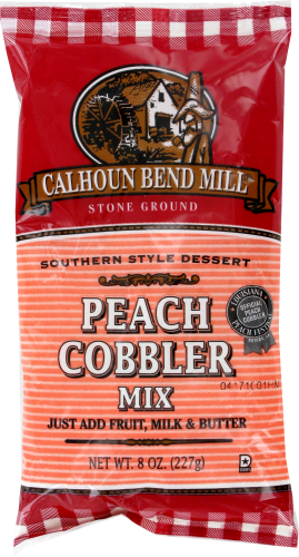 Calhoun Bend Mill Peach Cobbler Mix Perspective: front