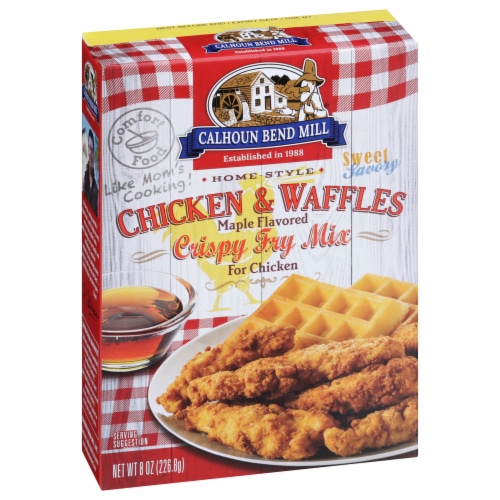 Calhoun Bend Mill Chicken & Waffle Maple Flavored Fry Mix Perspective: front