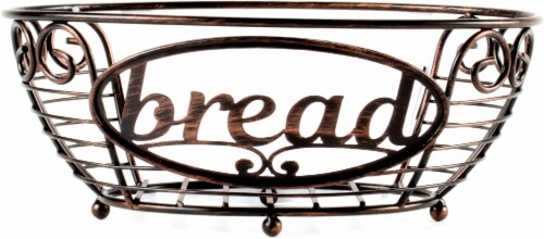 Mikasa Gourmet Basics Wire Bread Basket - Black Perspective: front