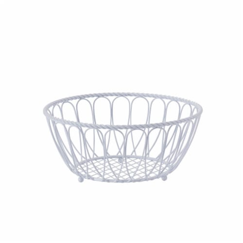Mikasa Gourmet Basics Rope Basket - White Perspective: front