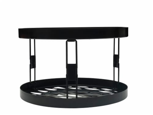 Mikasa Gourmet Basics Haven 2-Tier Lazy Susan Perspective: front