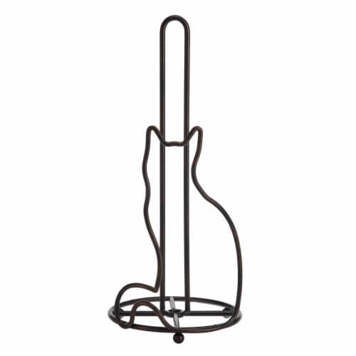 Mikasa Gourmet Basics Cat Paper Towel Holder Perspective: front