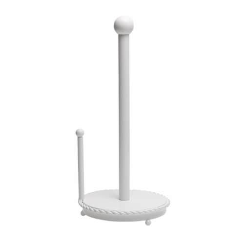 Mikasa® Gourmet Basics® Rope Paper Towel Holder - White Perspective: front