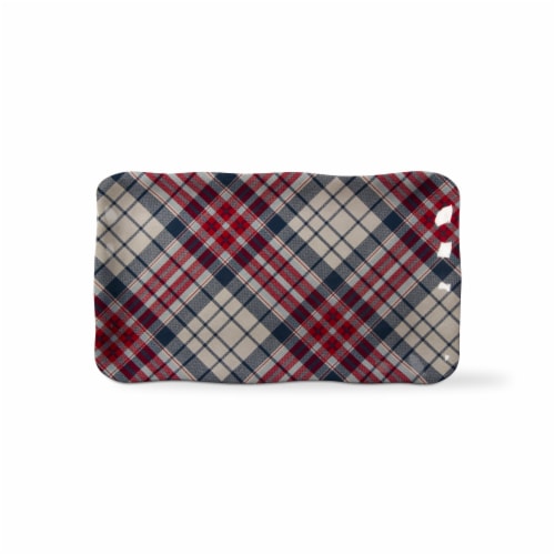 Arlo Melamine Rectangle Dinnerware Serving Tray Platter Perspective: front